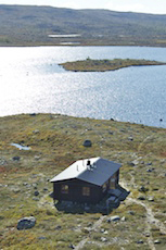 Storrödtjärnstugan.