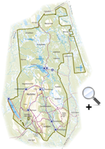 Städjan-Nipfjället - Klicken Sie auf die Karte, um eine vergrößerte Ansicht zu sehen (öffnet sich in einem neuen Fenster)